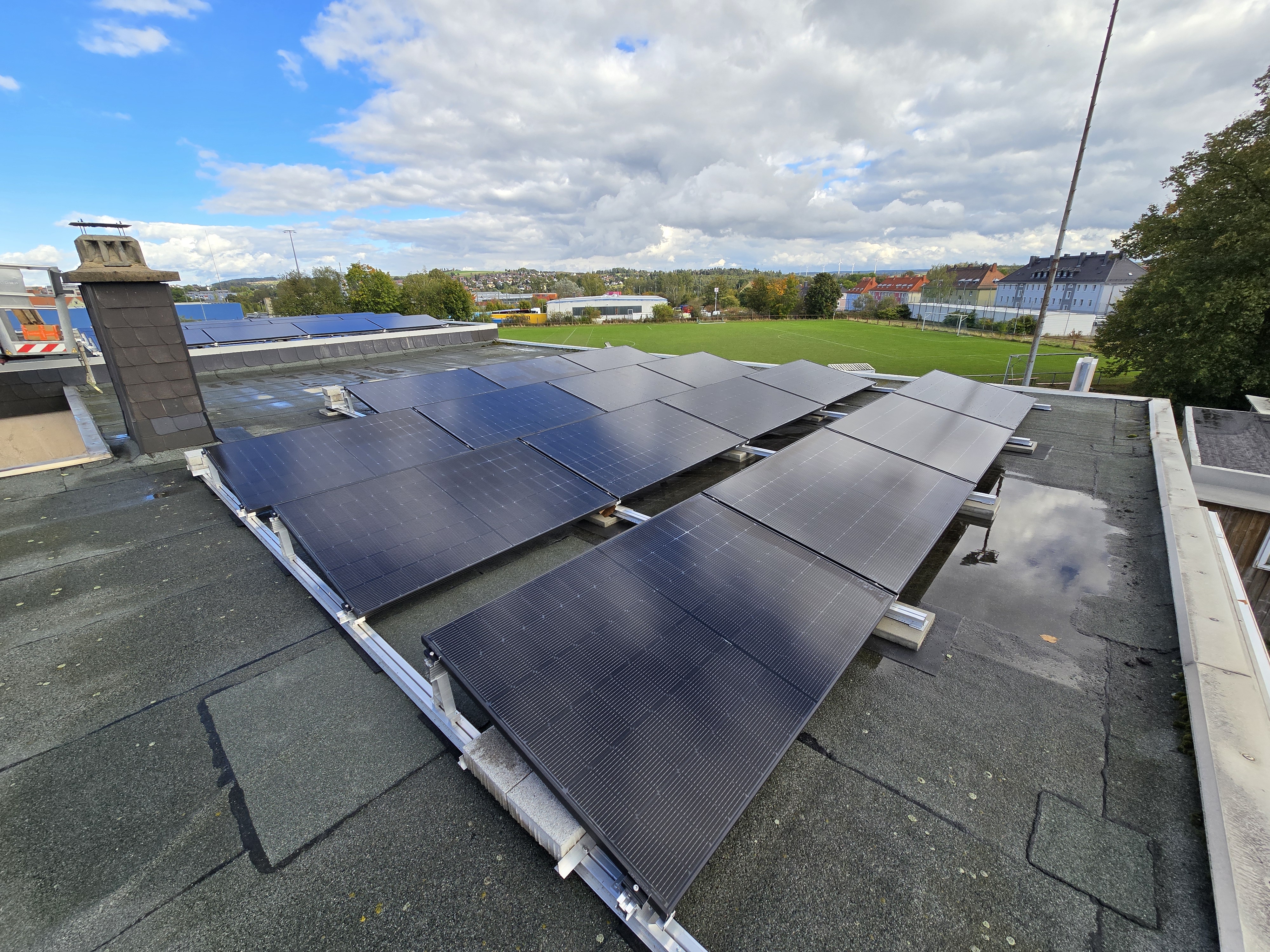 Ihre Photovoltaikanlage individuell geplant und nach Ihren Wünschen umgesetzt Photovoltaikanlage Vereinsheim in Hof